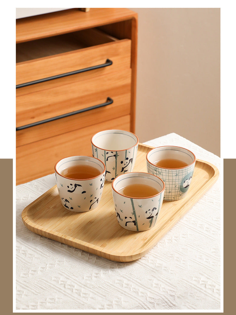 Panda Tea Set Gift Box Set Cup Kettle High-end Luxury Afternoon Tea Ceramic Teapot Teacup Housewarming Cupware