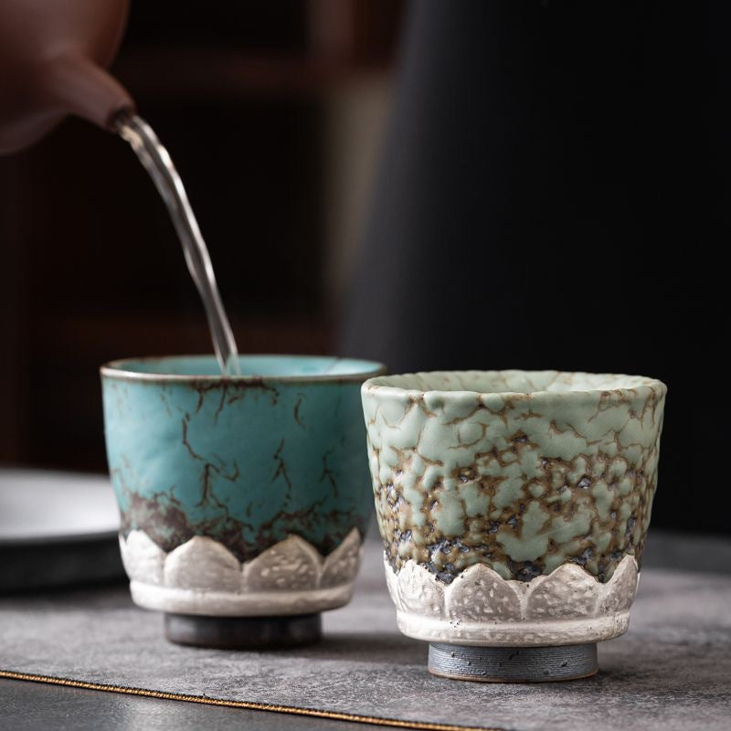 Cultural and Creative Encounter with Dunhuang Couple Mugs Retro Tea Cups Ceramic Master Cups High-end Gift Box Set for Annual Meeting Souvenirs