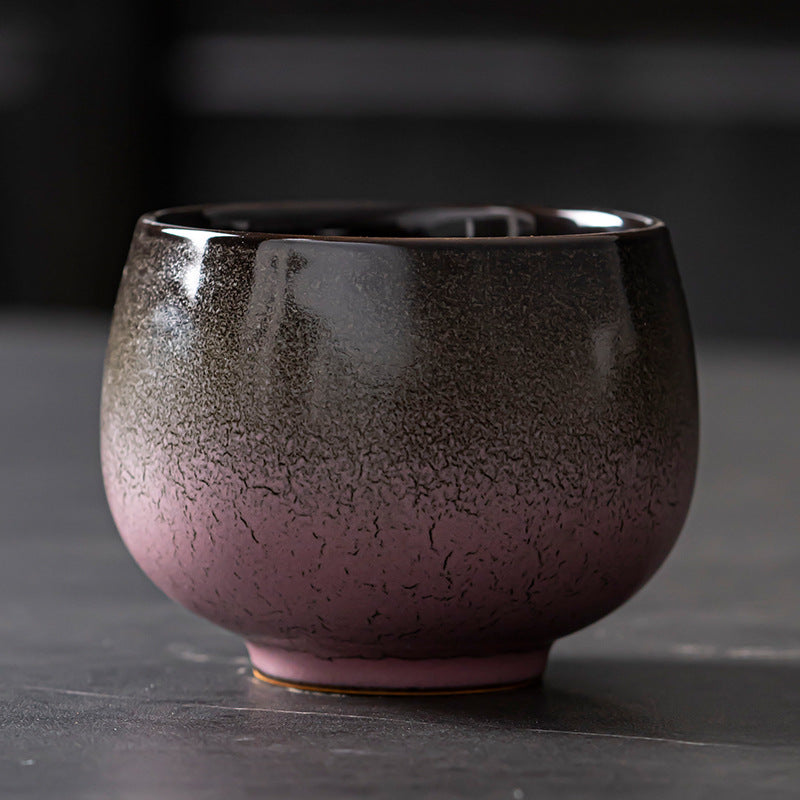 Cross-Border Retro Coarse Pottery Espresso Cup Japanese Creative Colorful Master Cup Tea Cup Matte Texture Spot Cup Wholesale