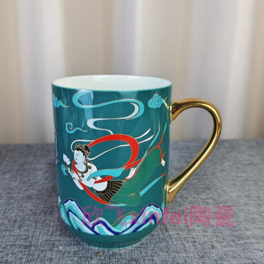 Liling Red Official Kiln Tea Cup Capacity Approx500ml without Cover