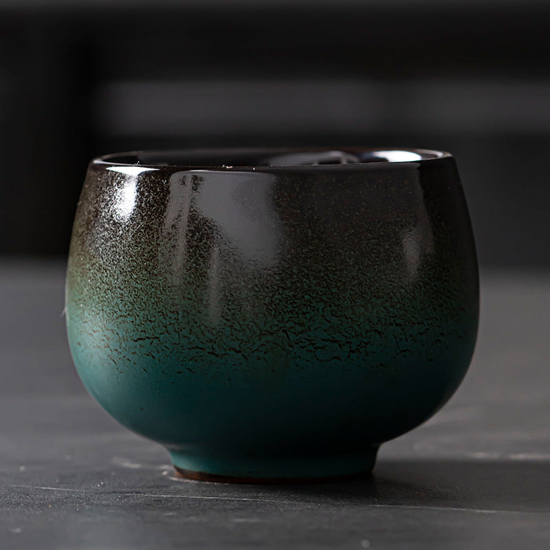 Cross-Border Retro Coarse Pottery Espresso Cup Japanese Creative Colorful Master Cup Tea Cup Matte Texture Spot Cup Wholesale