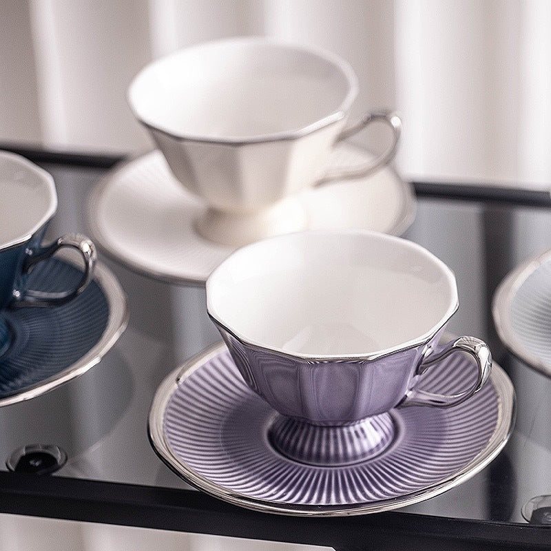 European-Style Ceramic Coffee Set Creative Gift Suit British Style Coffee Cup Exquisite Cup Afternoon Tea Set Advanced