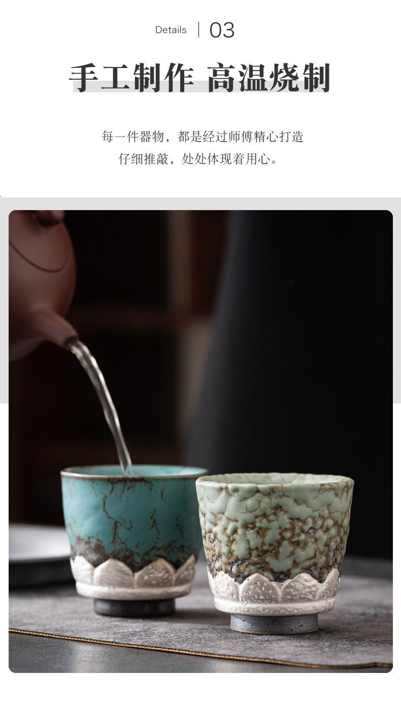 Cultural and Creative Encounter with Dunhuang Couple Mugs Retro Tea Cups Ceramic Master Cups High-end Gift Box Set for Annual Meeting Souvenirs